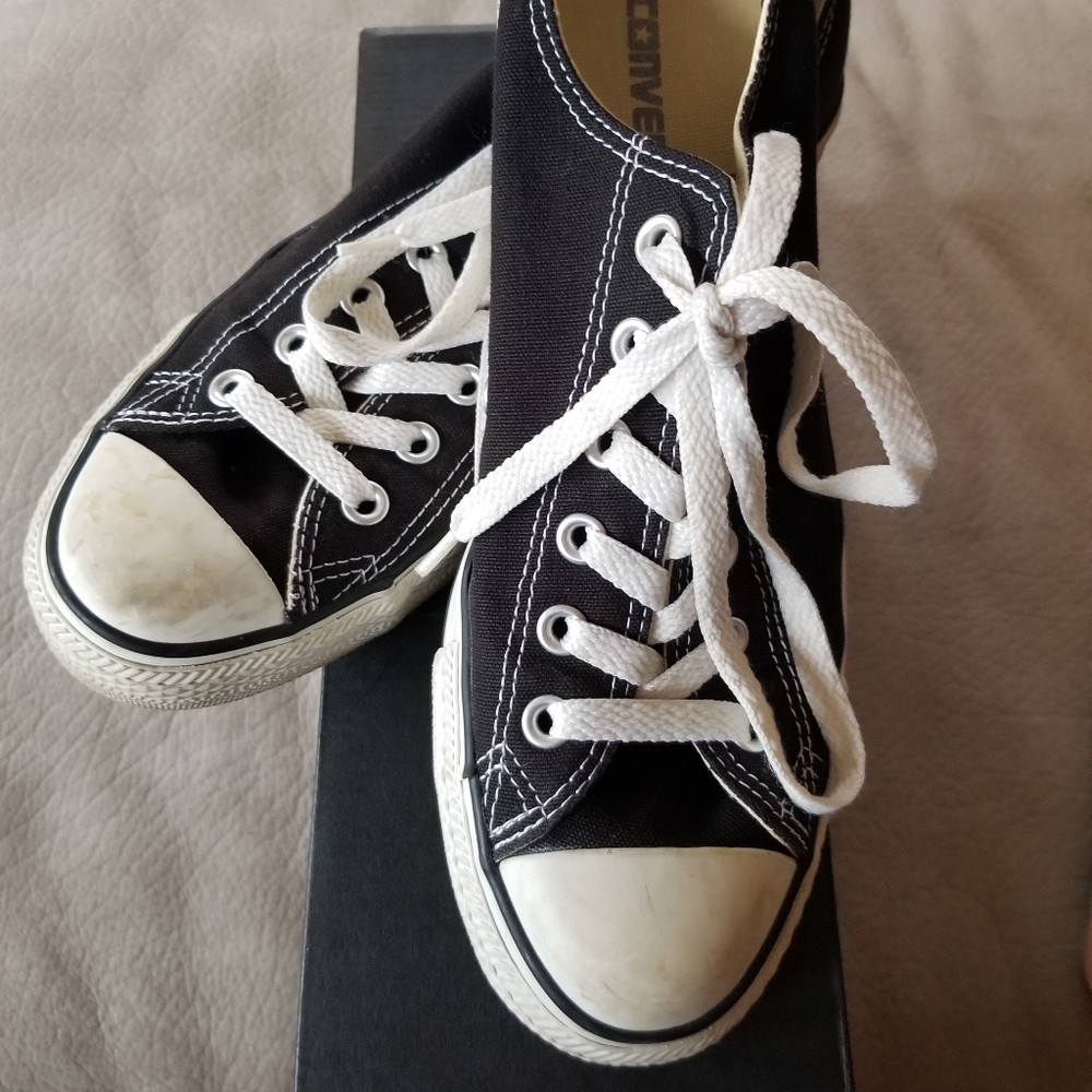 Converse Chuck Taylor All Star OX Black Men's 7 Wom 9